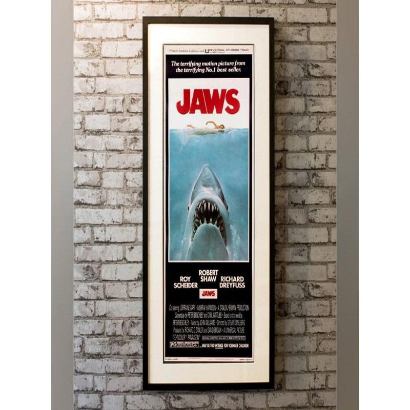 Jaws, Film Poster, unframed poster, 1975

US INSERT (14 X 36 Inches). BEWARE OF FAKE JAWS INSERTS! They usually appear 