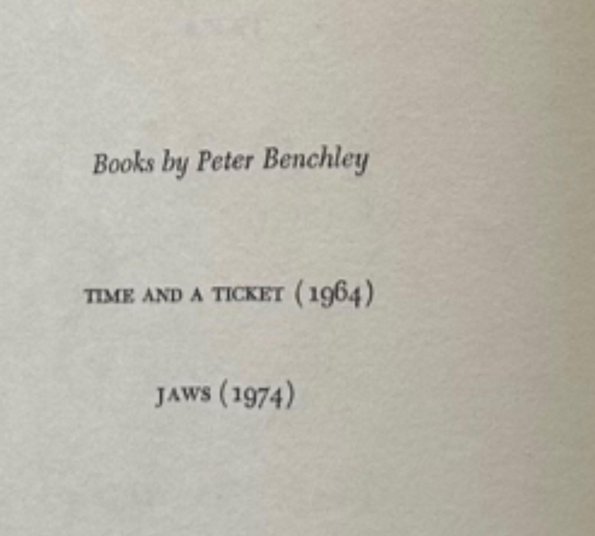 Première édition signée avec dessin de Peter Benchley en vente 4