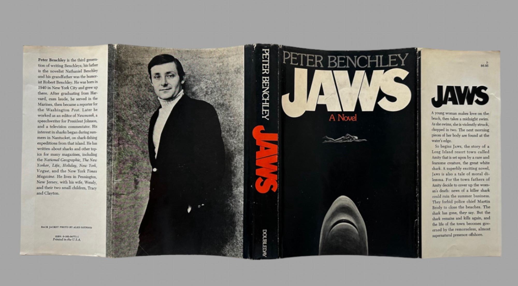 Américain Première édition signée avec dessin de Peter Benchley en vente