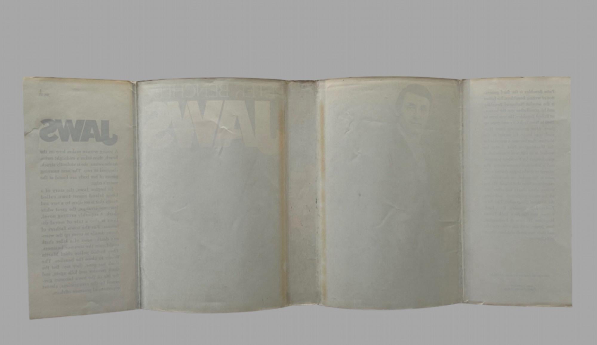 Jaws First Edition Signed with Drawing by Peter Benchley 2