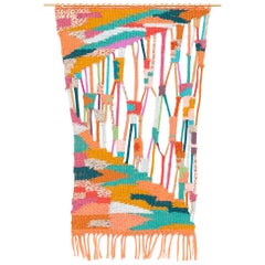 Jaws II Wool and Cotton Wall Hanging by Alicia Scardetta