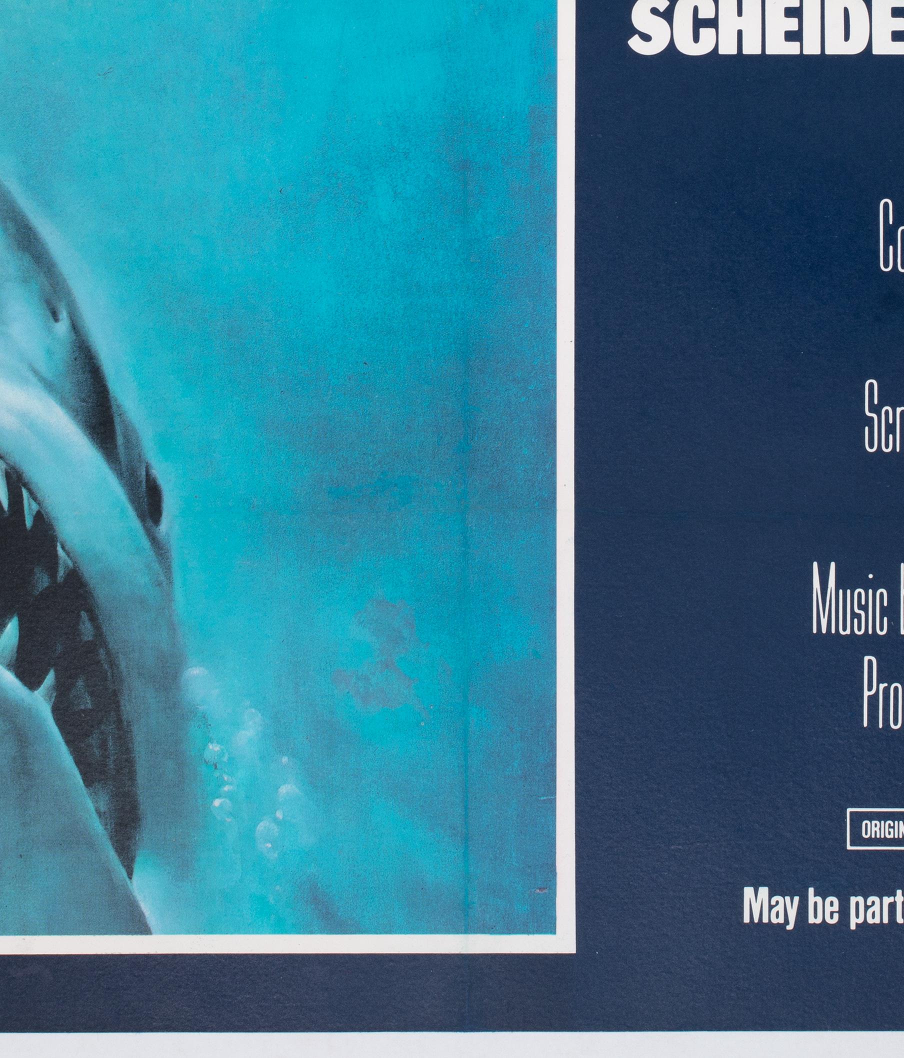 Jaws Original UK Film Movie Poster, 1975, Roger Kastel For Sale 1