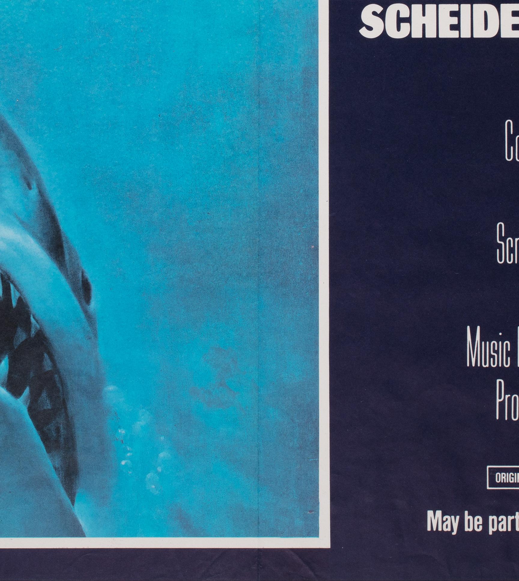 Jaws Original UK Film Poster, 1975, Roger Kastel 1
