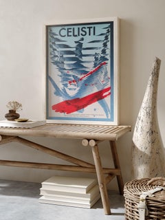 Jaws R1987 Czech A3 Film Poster, Zdenek Ziegler