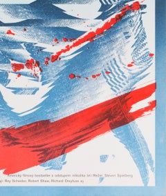 Der weiße Hai R1987 Tschechisches A3 Filmplakat:: Ziegler