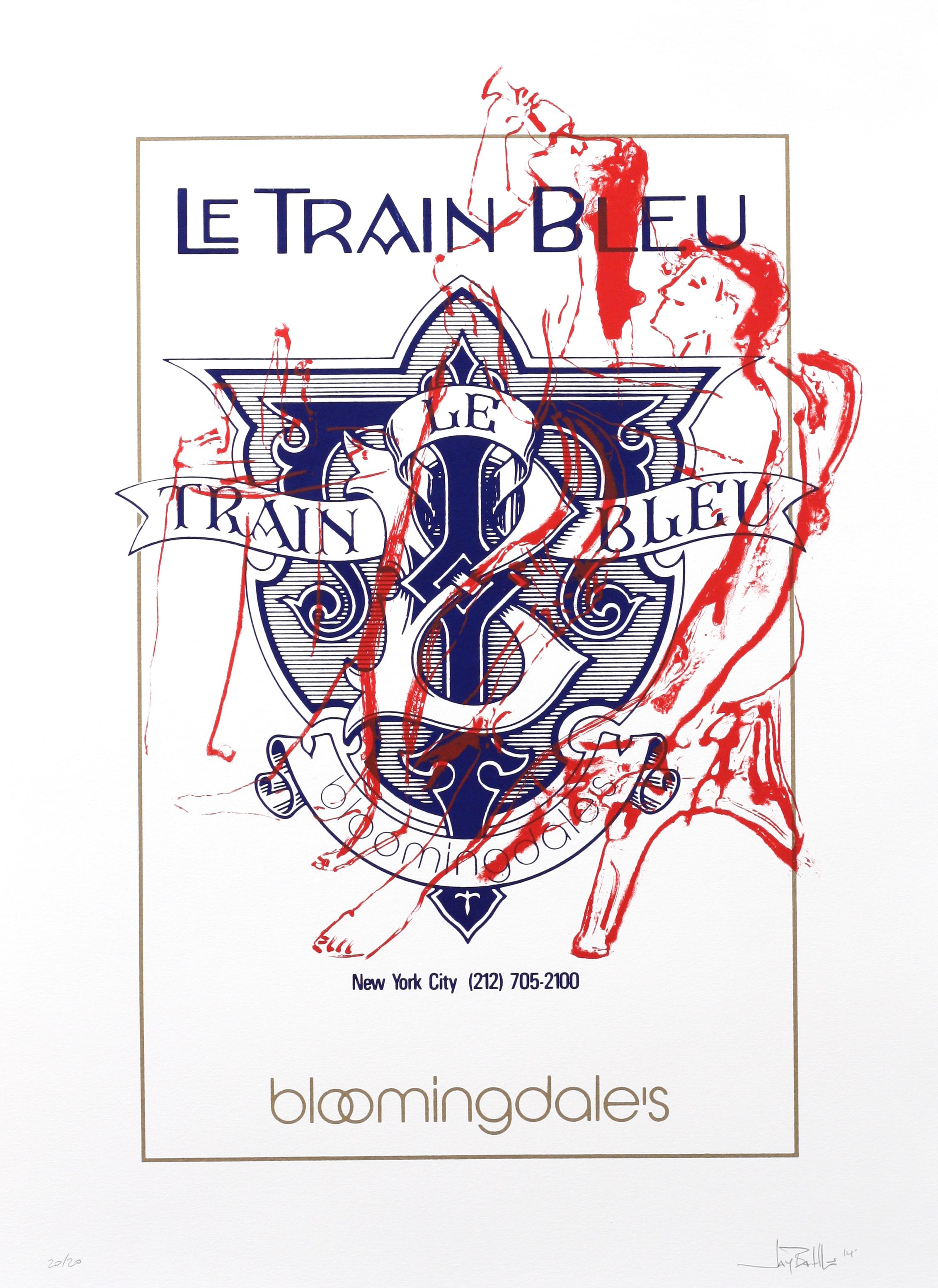 „Le Train Bleu“ – Print von Jay Batlle