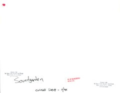 Soundgarden Group Portrait II Vintage Original Photograph