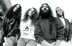 Soundgarden Group Portrait Outdoors Vintage Original Photograph