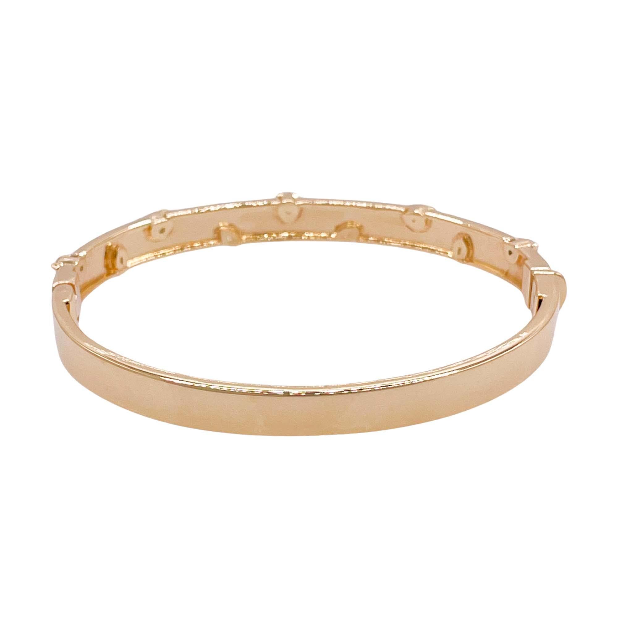 Bracciale con diamanti Jay Feder in oro giallo 18k In condizioni buone in vendita a Boca Raton, FL