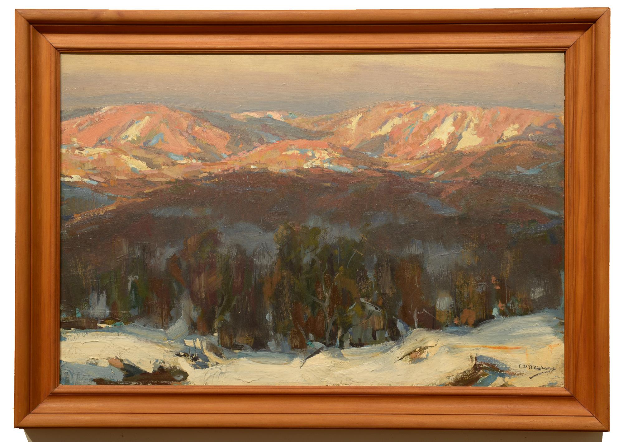 Vermont Mountains - Painting by Jay Hall Connaway