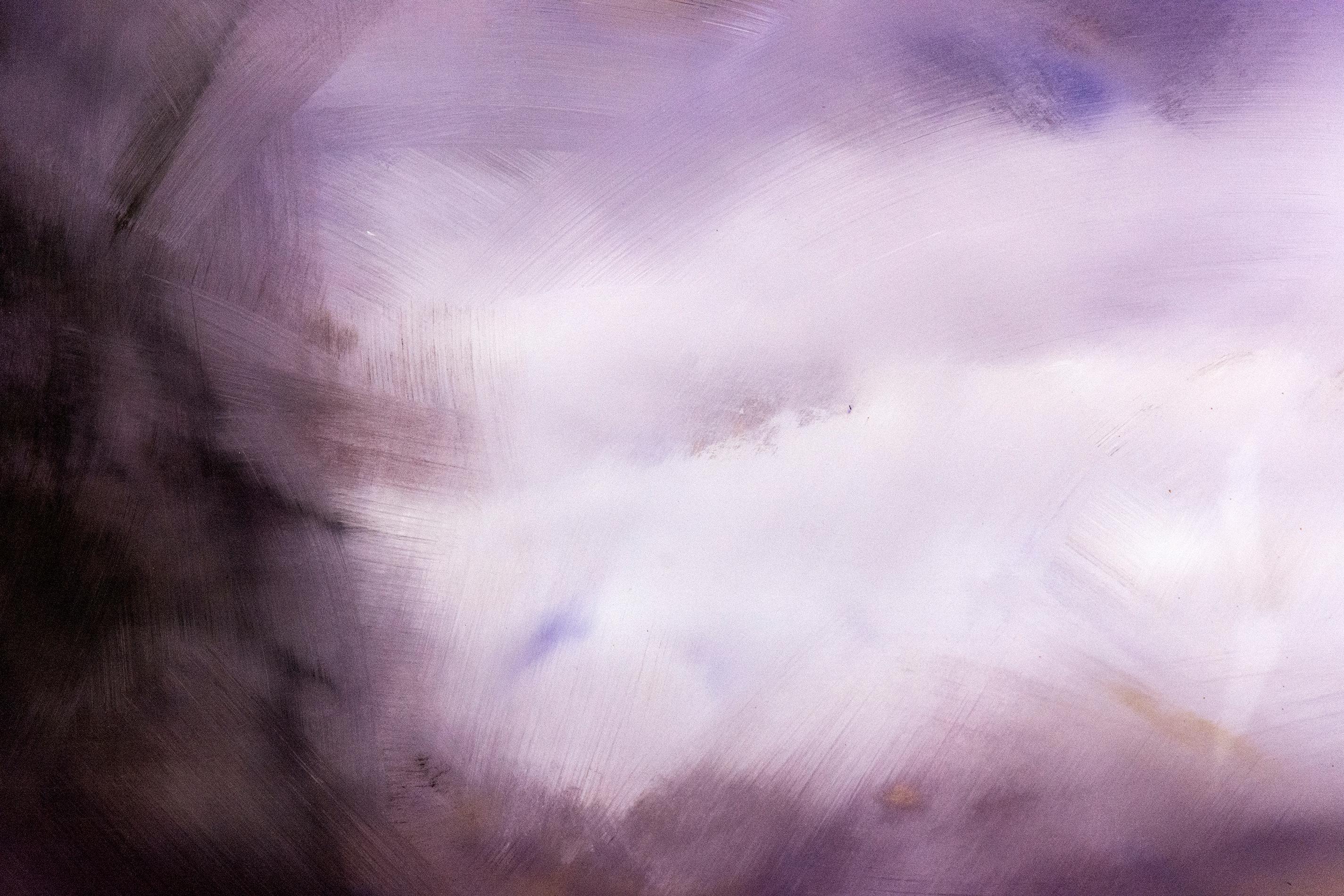 Ganas 2 - paysage atmosphérique, coloré et abstrait, résine et acrylique sur panneau - Contemporain Painting par Jay Hodgins