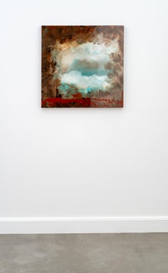Kacau 1 - Abstract Acrylic Painting on Panel, Contemporary