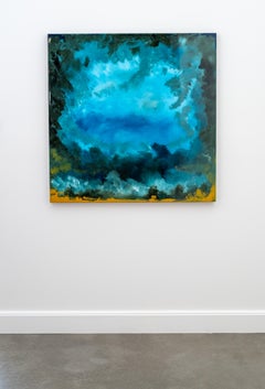 Kacau 13 - Abstract Acrylic Painting on Panel, Contemporary