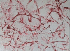 Abstract Painting, Red, Movement, Patterns, Celebration by Jacobs