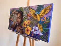 L'Eden haitiano, dipinto a olio
