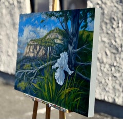 Western Iris, Oil Painting