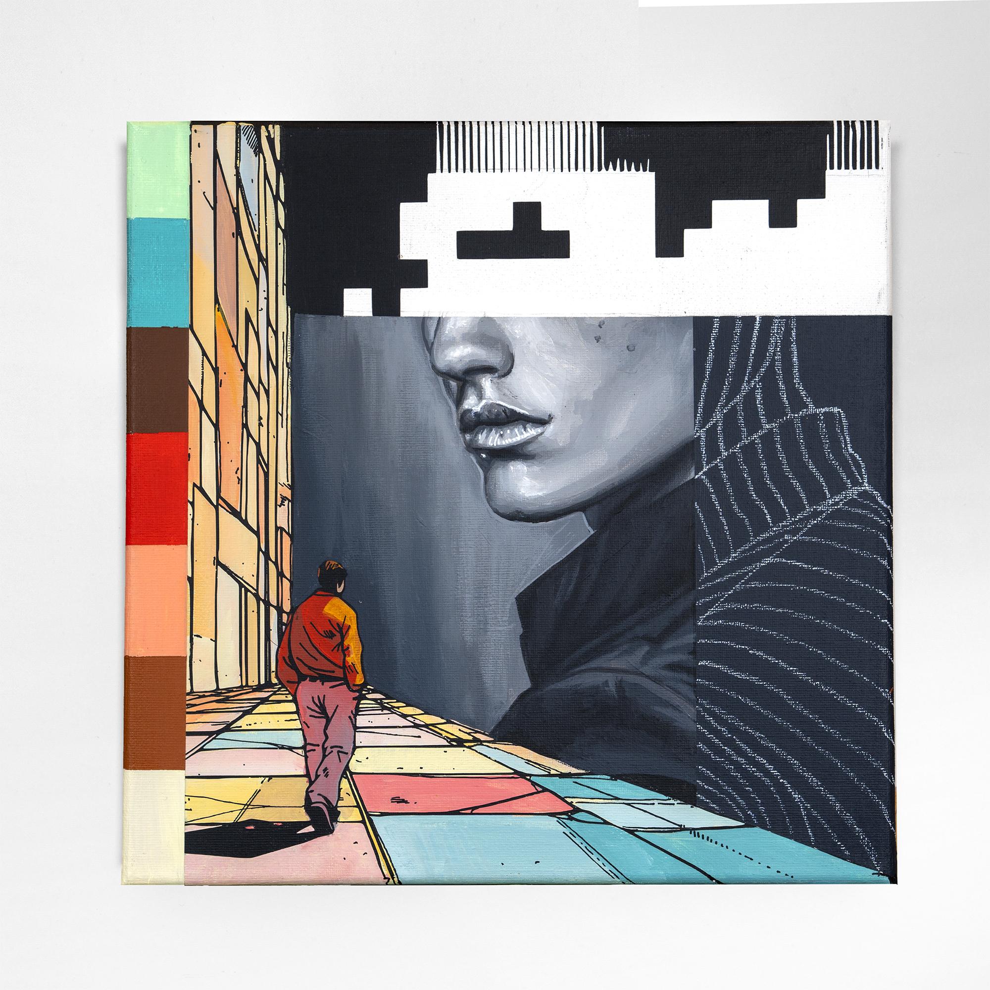 Acrylic and Spray Paint on Cotton Canvas

Material: Premium 280GSM 100% cotton canvas, acid-free, with a medium grain texture

Medium: Eco-friendly acrylic and water-based spray paints with minimal environmental impact

12 x 12 inch (30 x 30