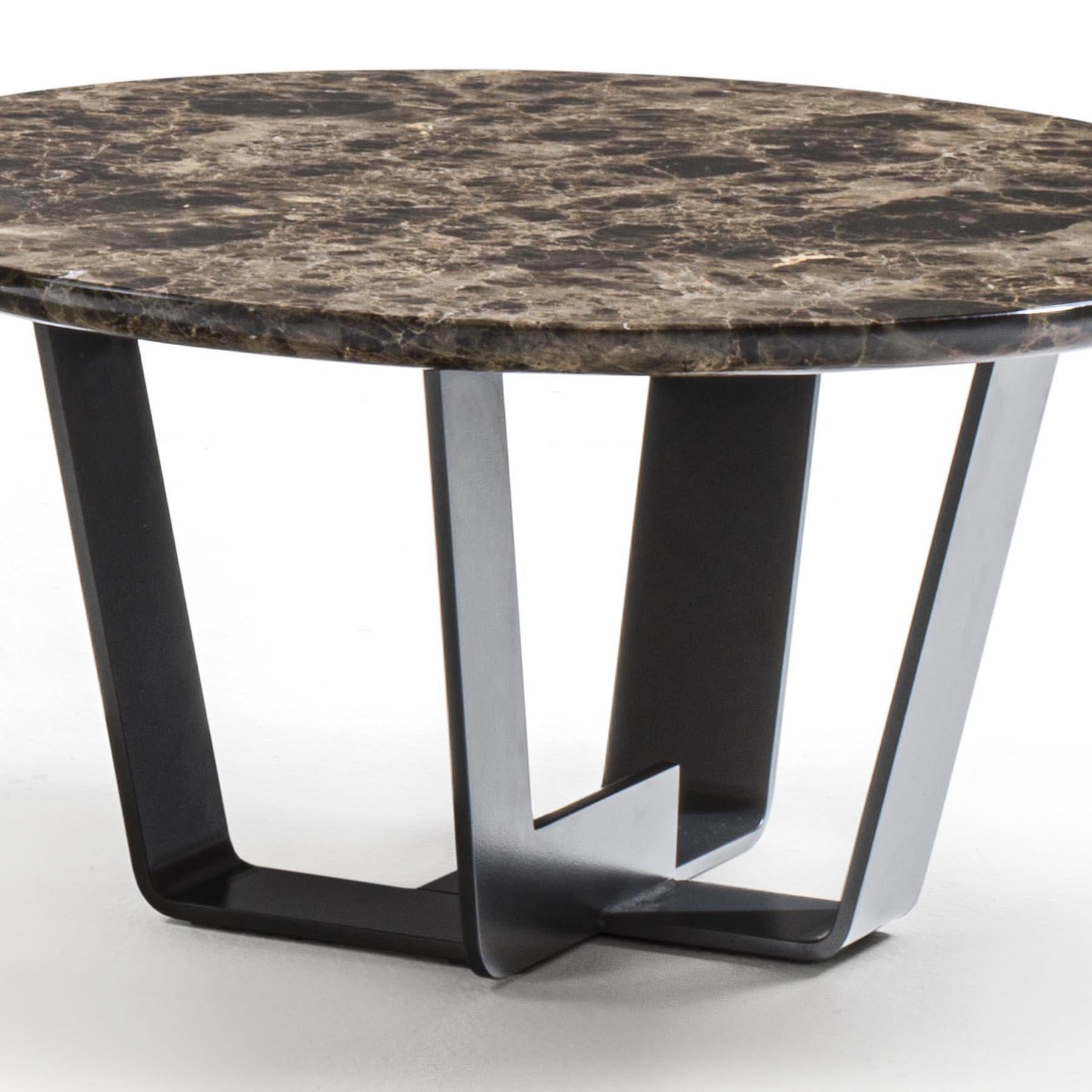 Iron Jay Marble Coffee Table For Sale