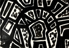 Abstract Expressionist Landscape Jay Milder Rhino Horn Painting American Pop Art