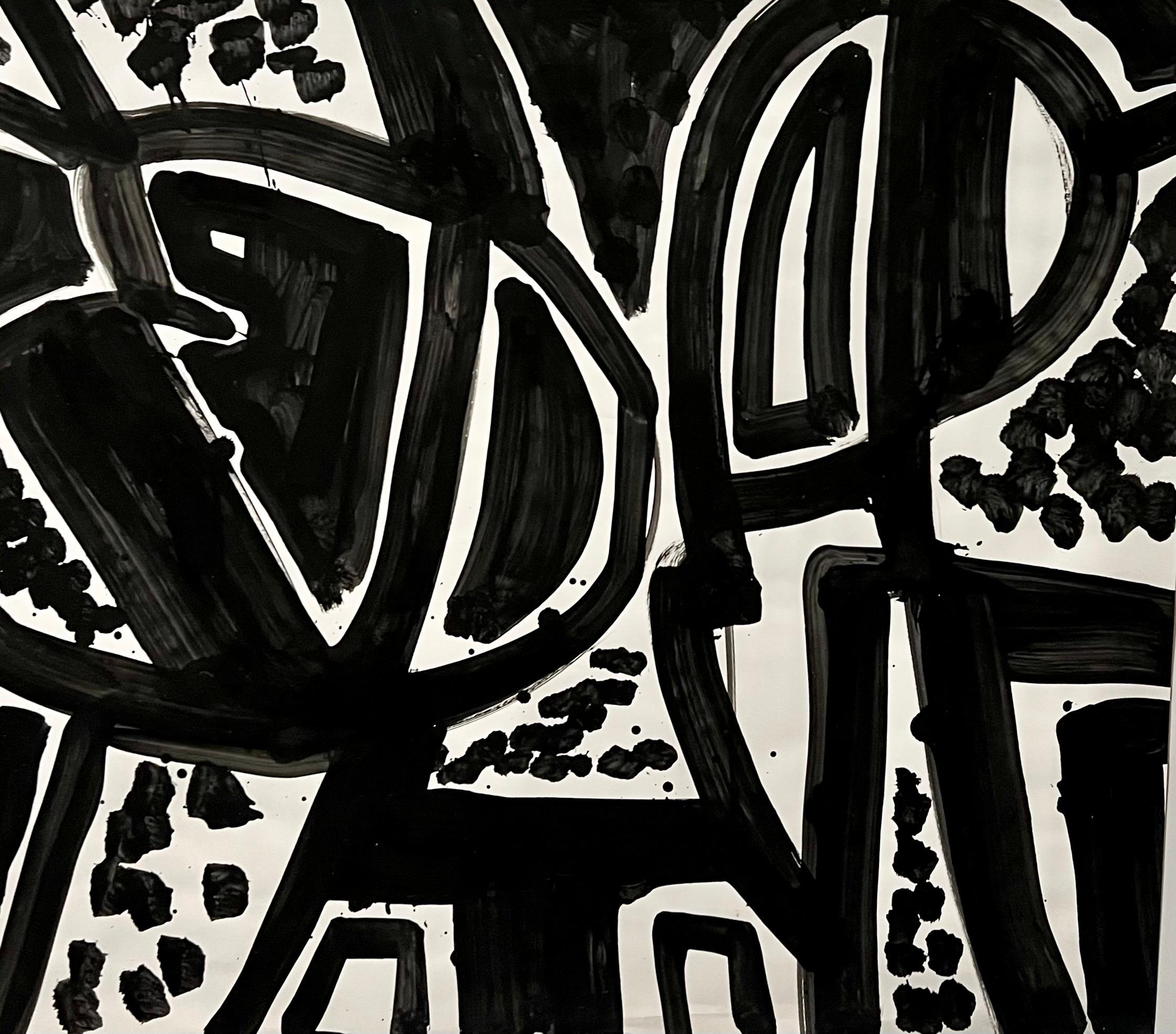 Abstract Expressionist Landscape Jay Milder Rhino Horn Painting American Pop Art im Angebot 1