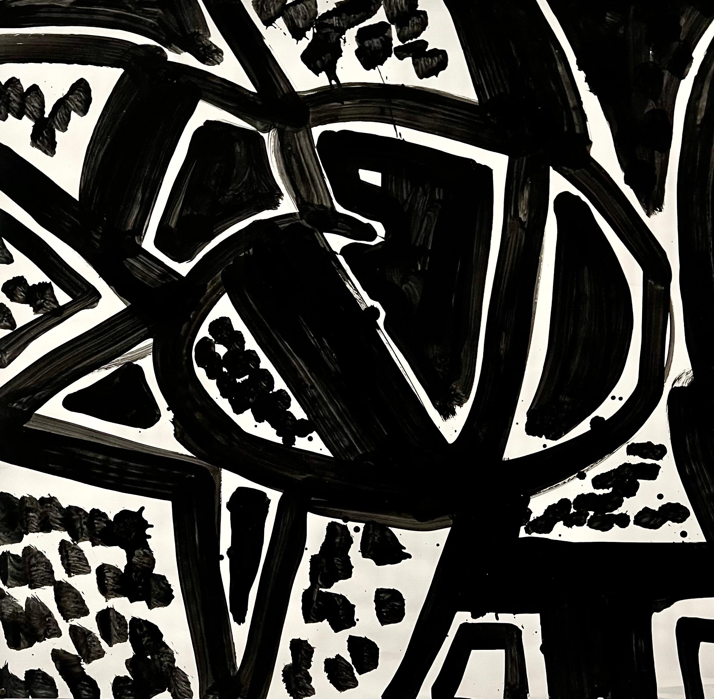 Abstract Expressionist Landscape Jay Milder Rhino Horn Painting American Pop Art im Angebot 2