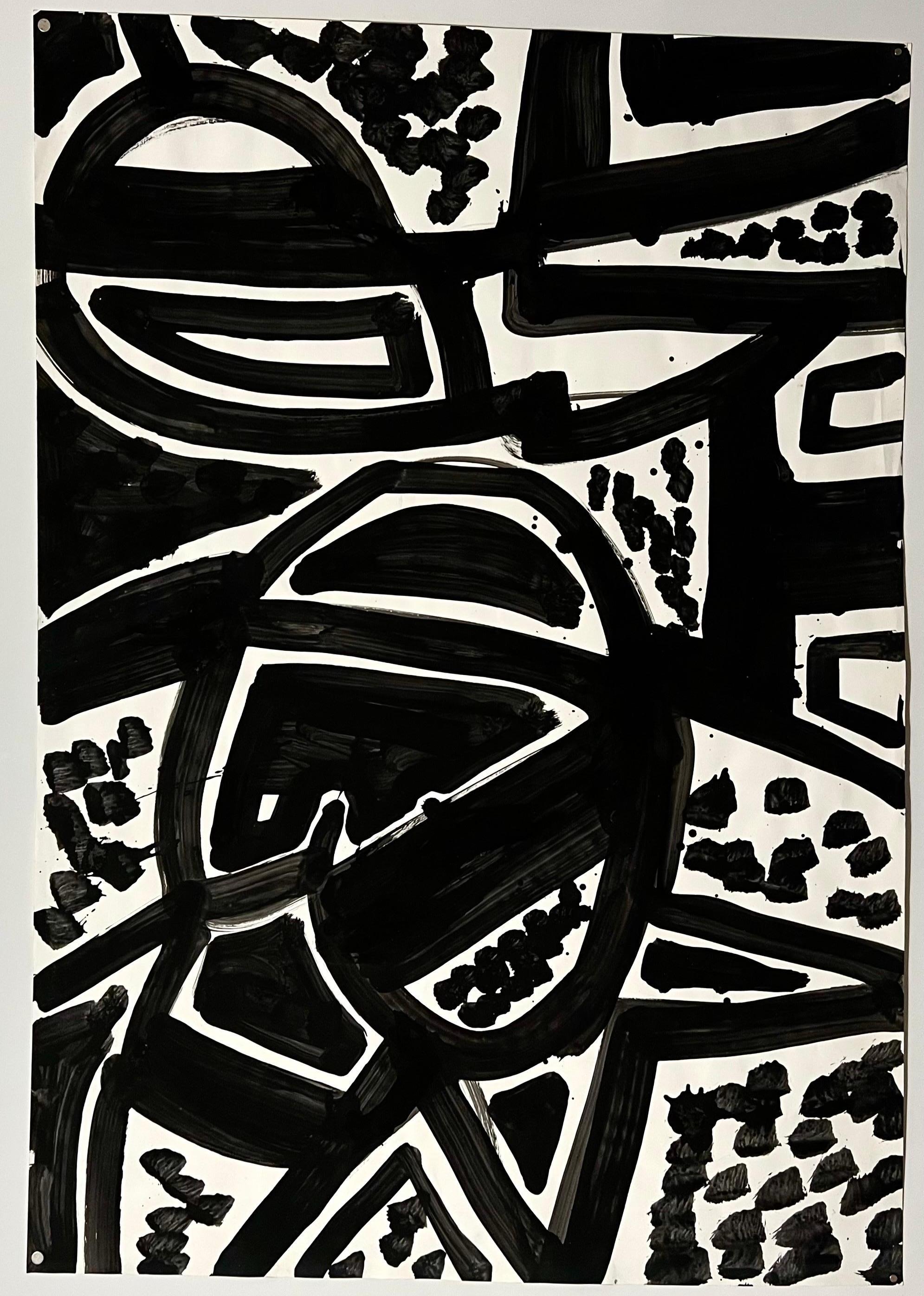 Paisaje Expresionista Abstracto Jay Milder Pintura Cuerno de Rinoceronte Arte Pop Americano en venta 5
