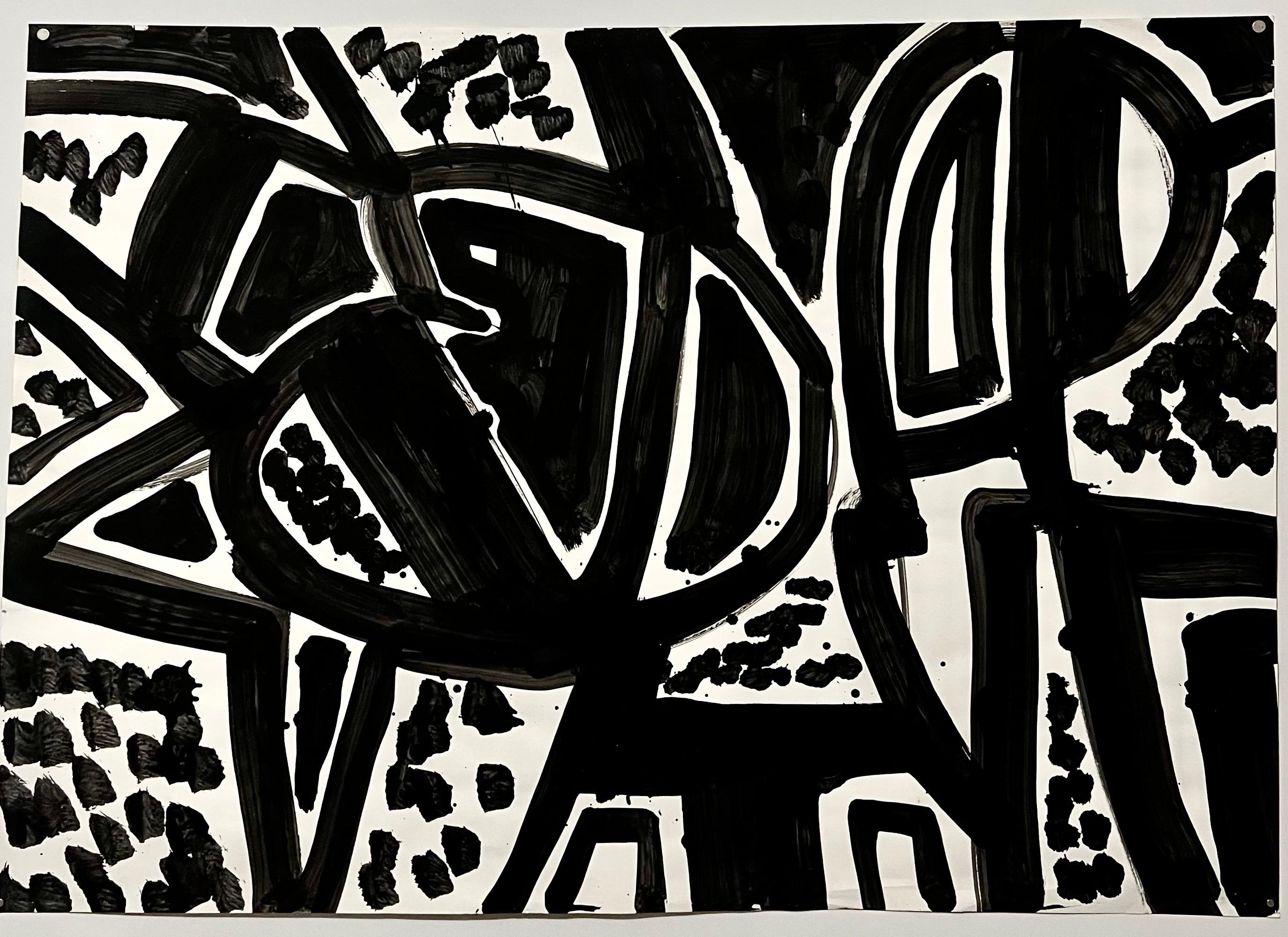 Paisaje Expresionista Abstracto Jay Milder Pintura Cuerno de Rinoceronte Arte Pop Americano en venta 6