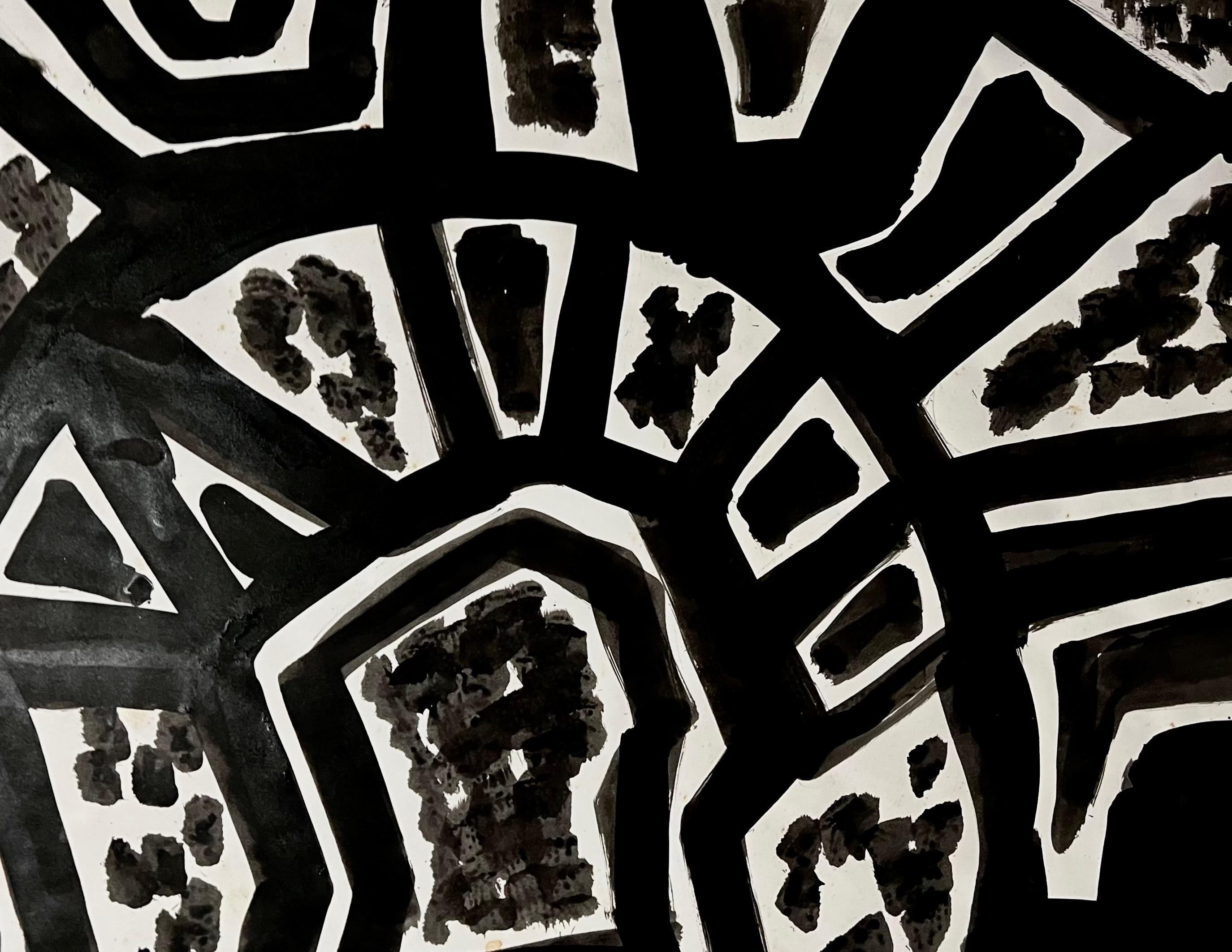 Abstrakter Expressionist Landschaft Jay Milder Rhino Horn Malerei Amerikanische Pop Art im Angebot 6