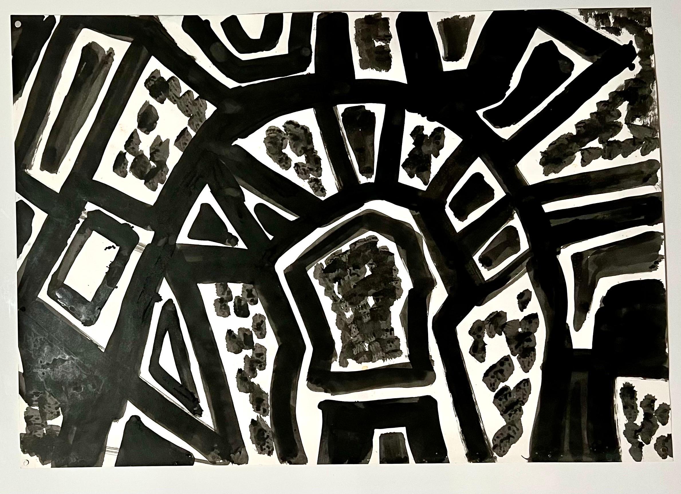 Abstrakter Expressionist Landschaft Jay Milder Rhino Horn Malerei Amerikanische Pop Art im Angebot 8