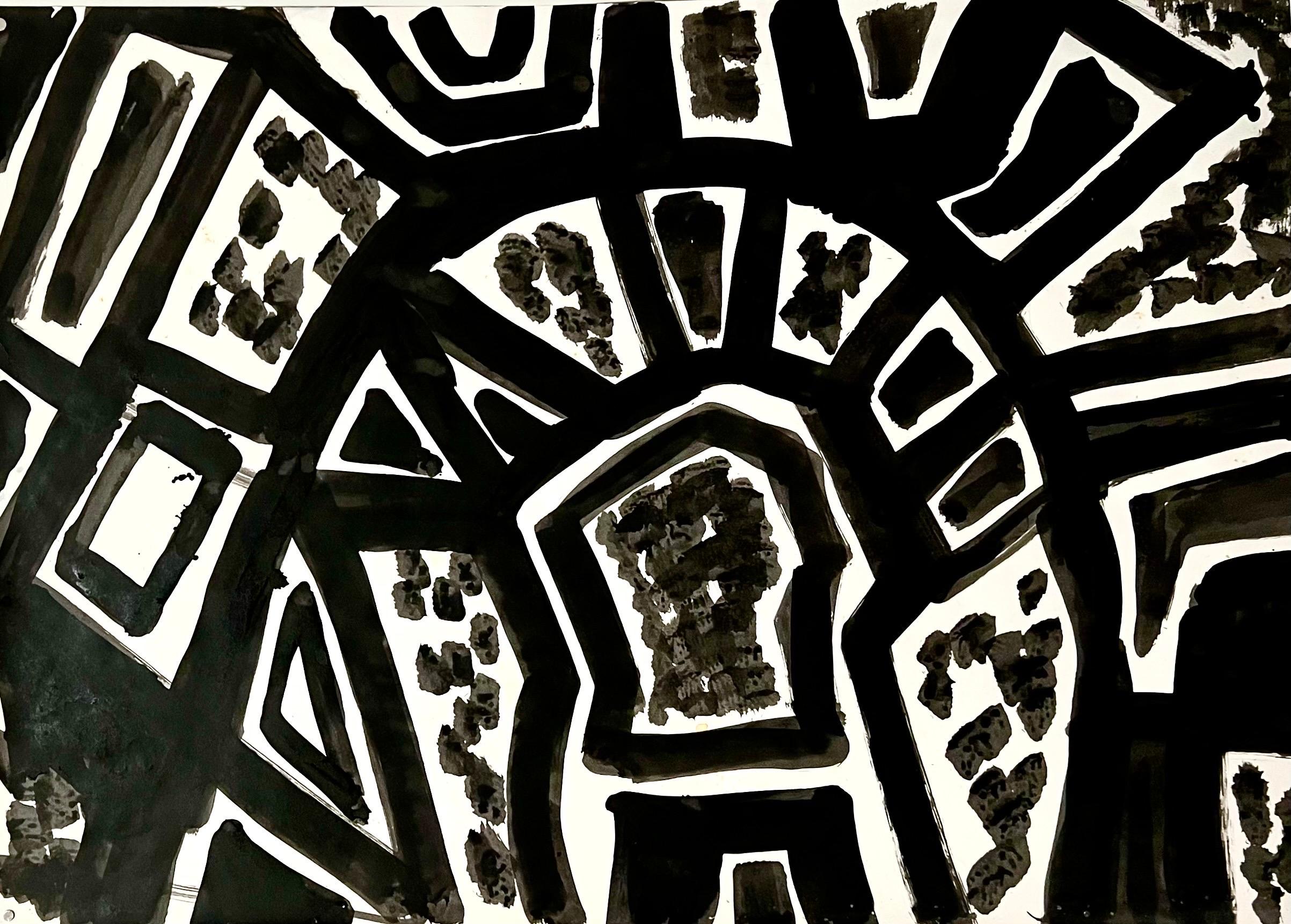 Abstrakter Expressionist Landschaft Jay Milder Rhino Horn Malerei Amerikanische Pop Art