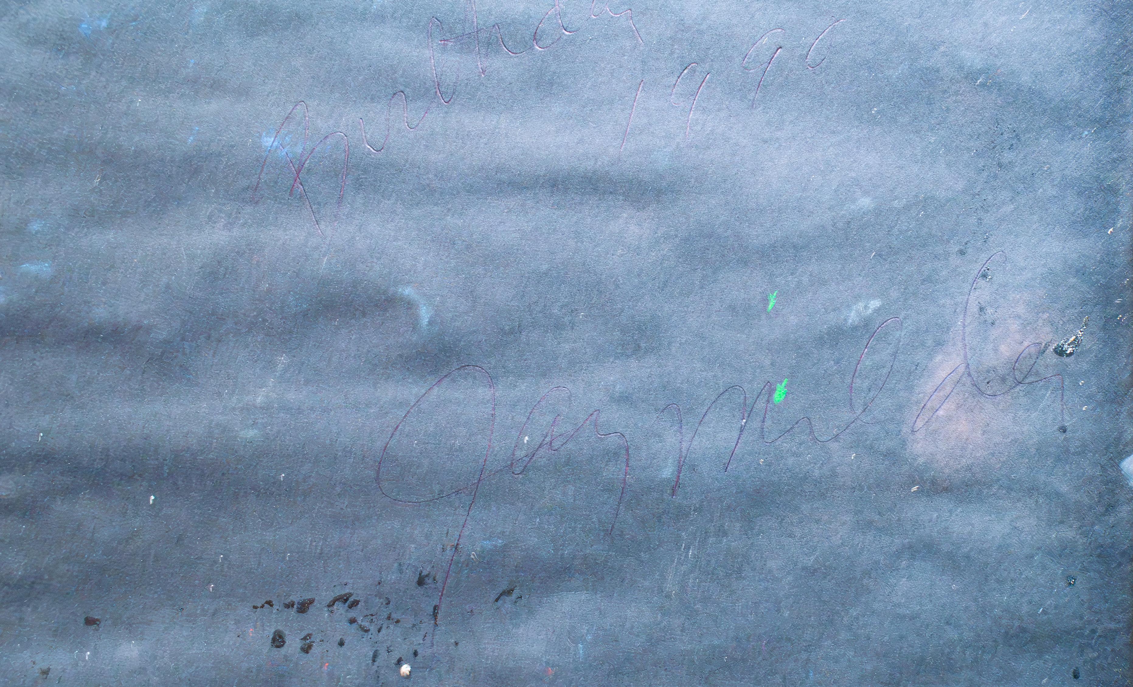 Amerikanischer figurativer Expressionist Abstrakte Ölmalerei Moderne Kunst New York im Angebot 8