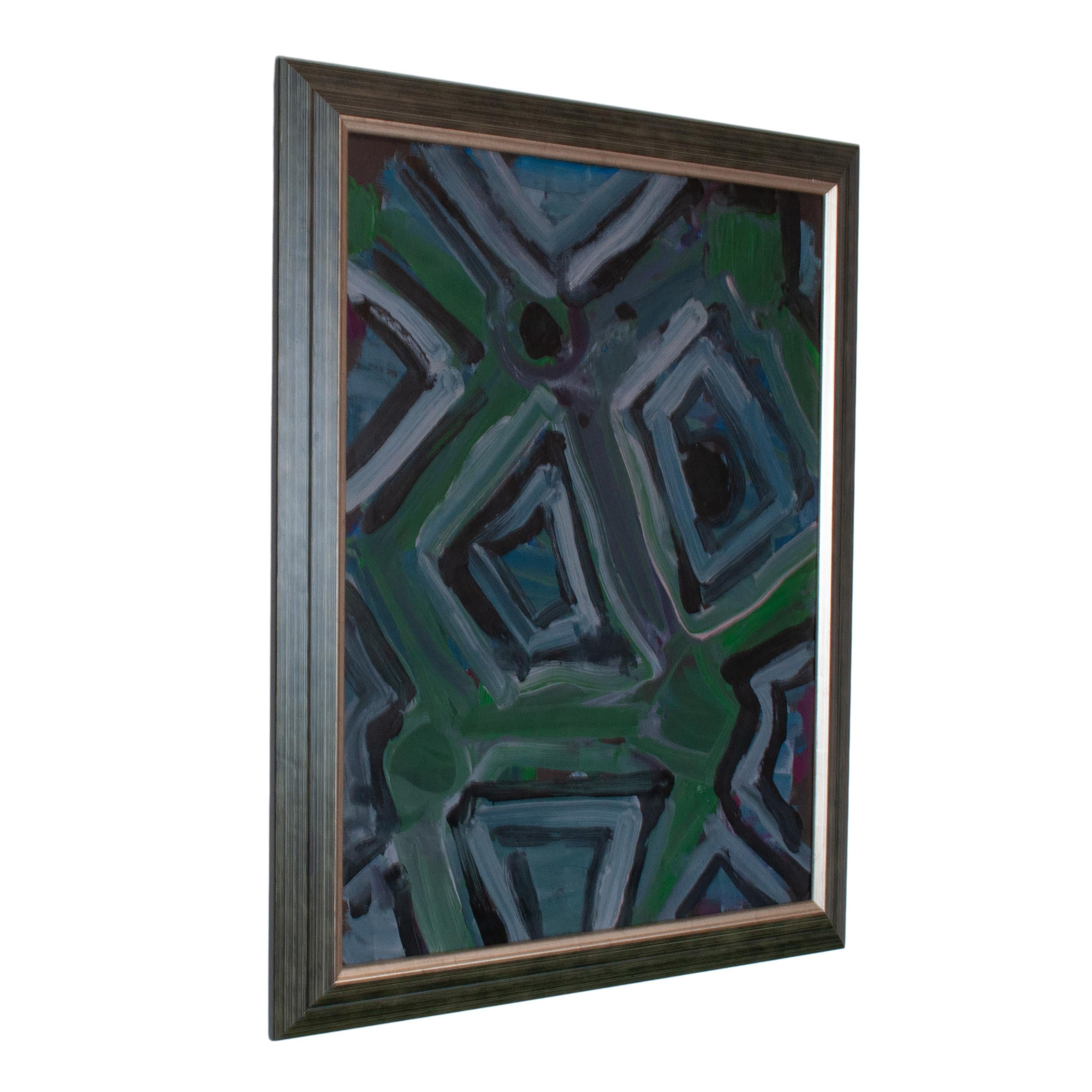 Amerikanischer figurativer Expressionist Abstrakte Ölmalerei Moderne Kunst New York – Painting von Jay Milder