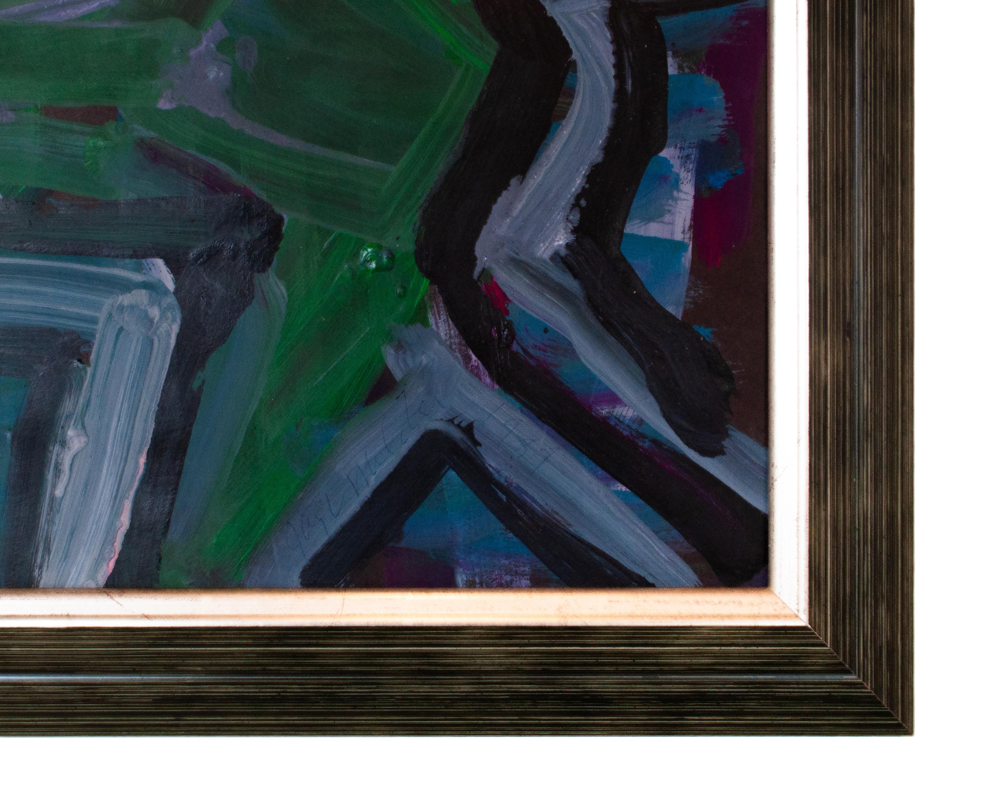 Amerikanischer figurativer Expressionist Abstrakte Ölmalerei Moderne Kunst New York im Angebot 2