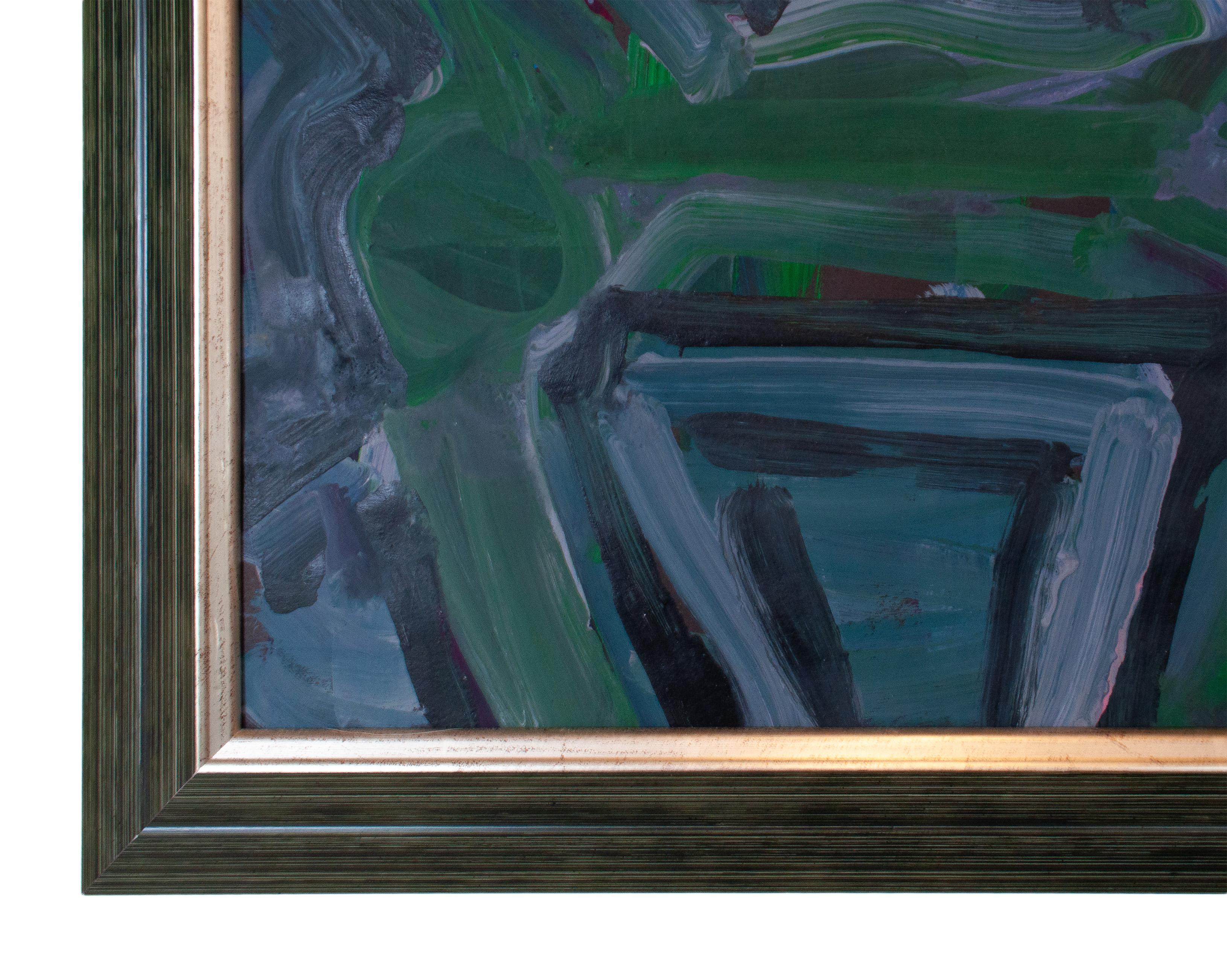 Amerikanischer figurativer Expressionist Abstrakte Ölmalerei Moderne Kunst New York im Angebot 3