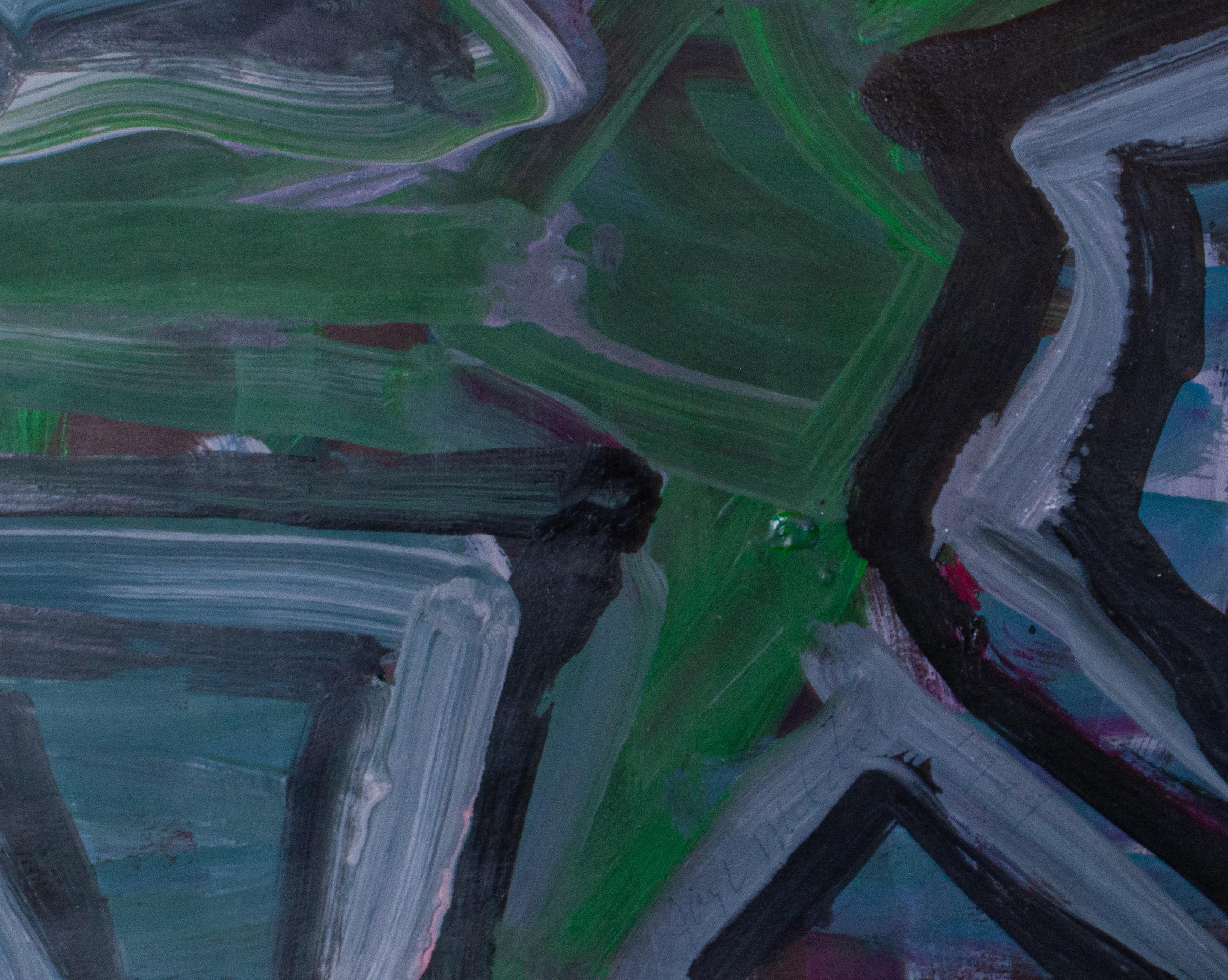 Amerikanischer figurativer Expressionist Abstrakte Ölmalerei Moderne Kunst New York im Angebot 5