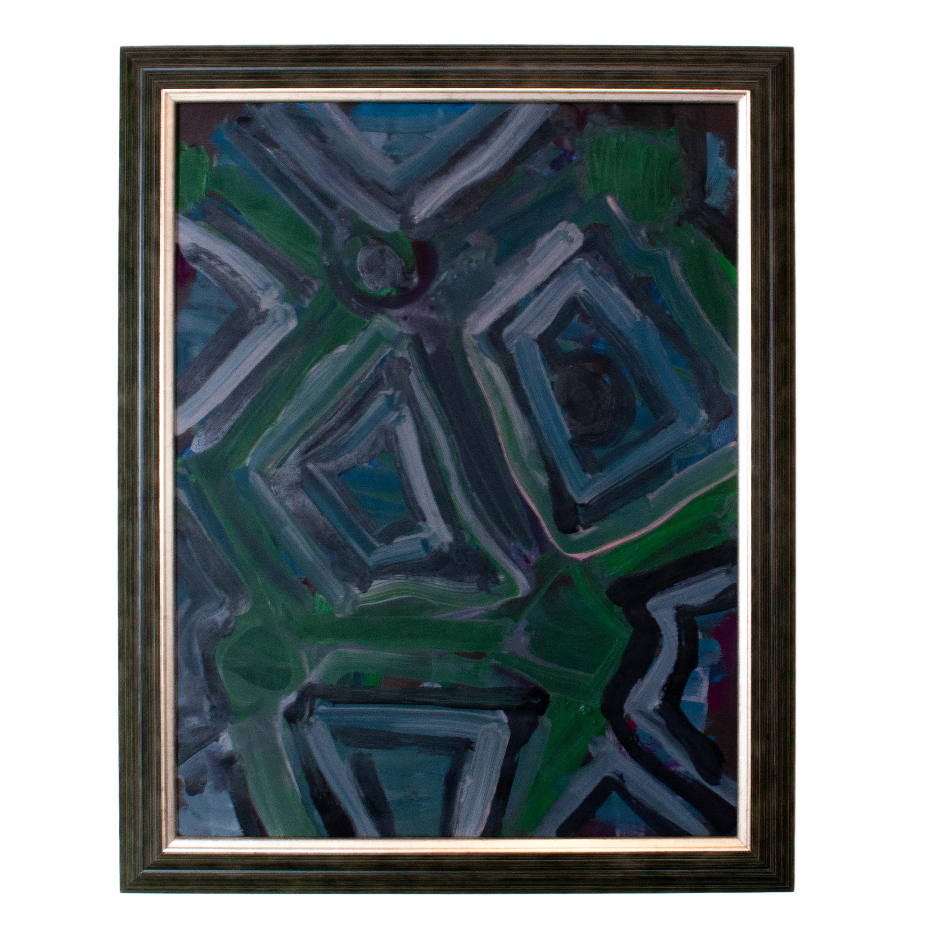 American Figurative Expressionist Abstract Oil Painting Modern Art New York