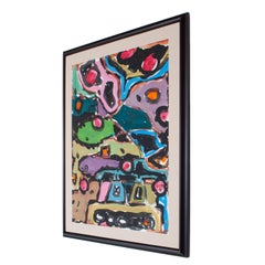 Original Abstrakt Expressionist Ölgemälde Moderne Kunst New York "Arche Noah"