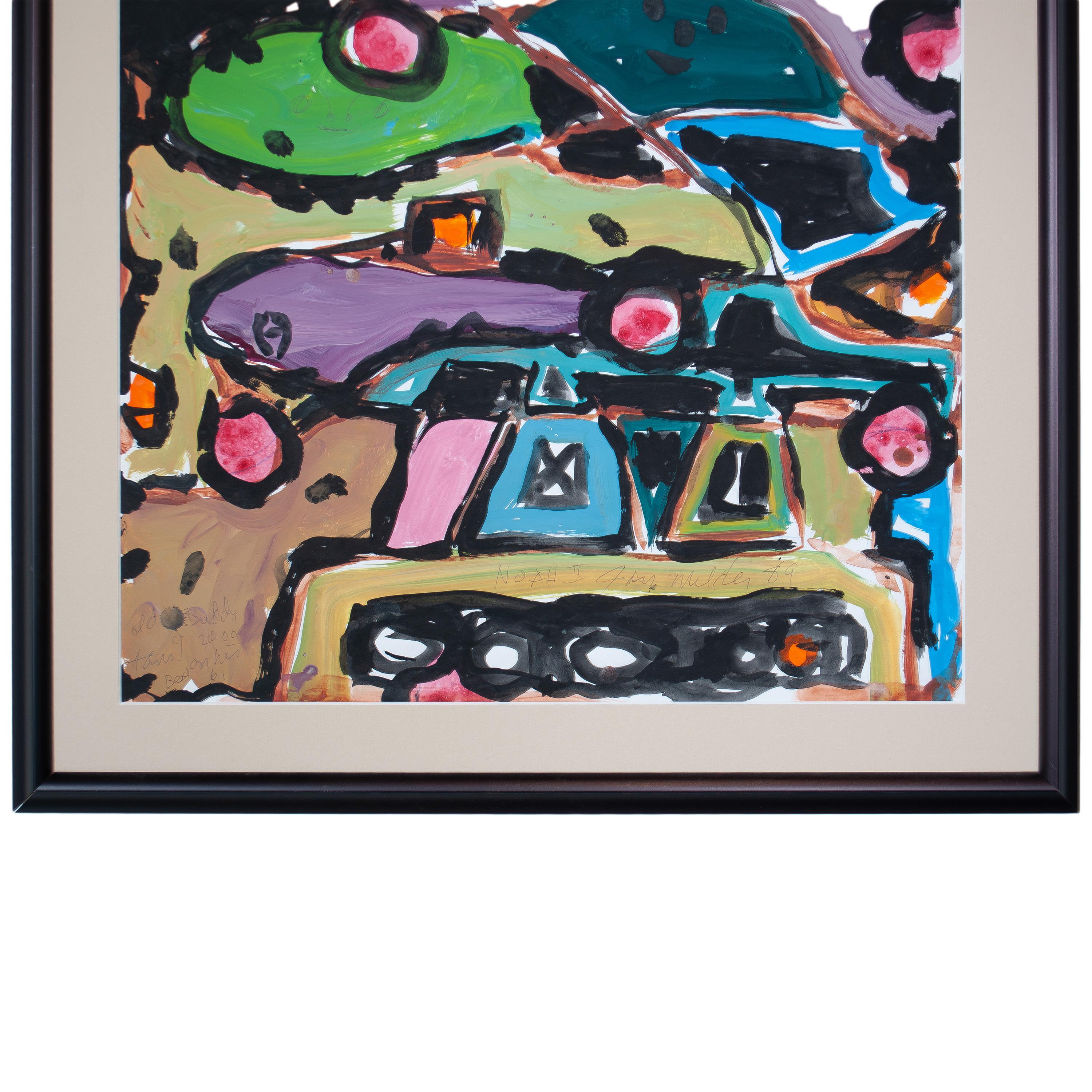 Original Abstrakt Expressionist Ölgemälde Moderne Kunst New York 