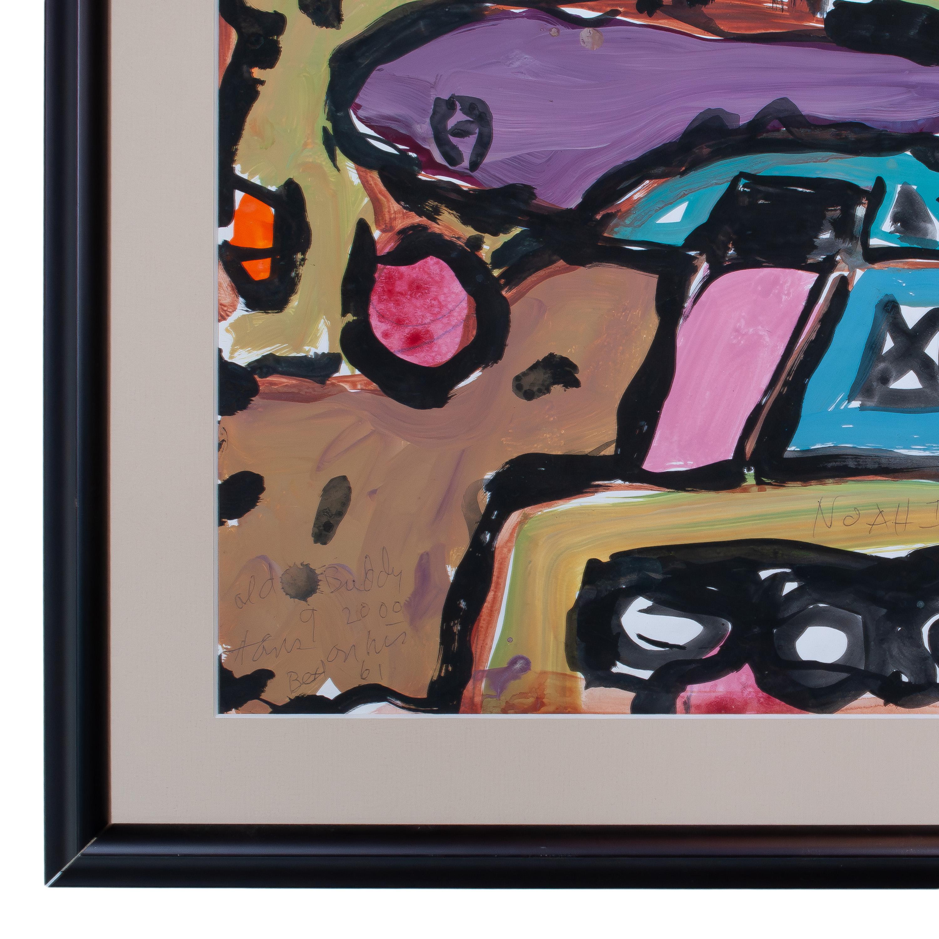 Original Abstrakt Expressionist Ölgemälde Moderne Kunst New York 