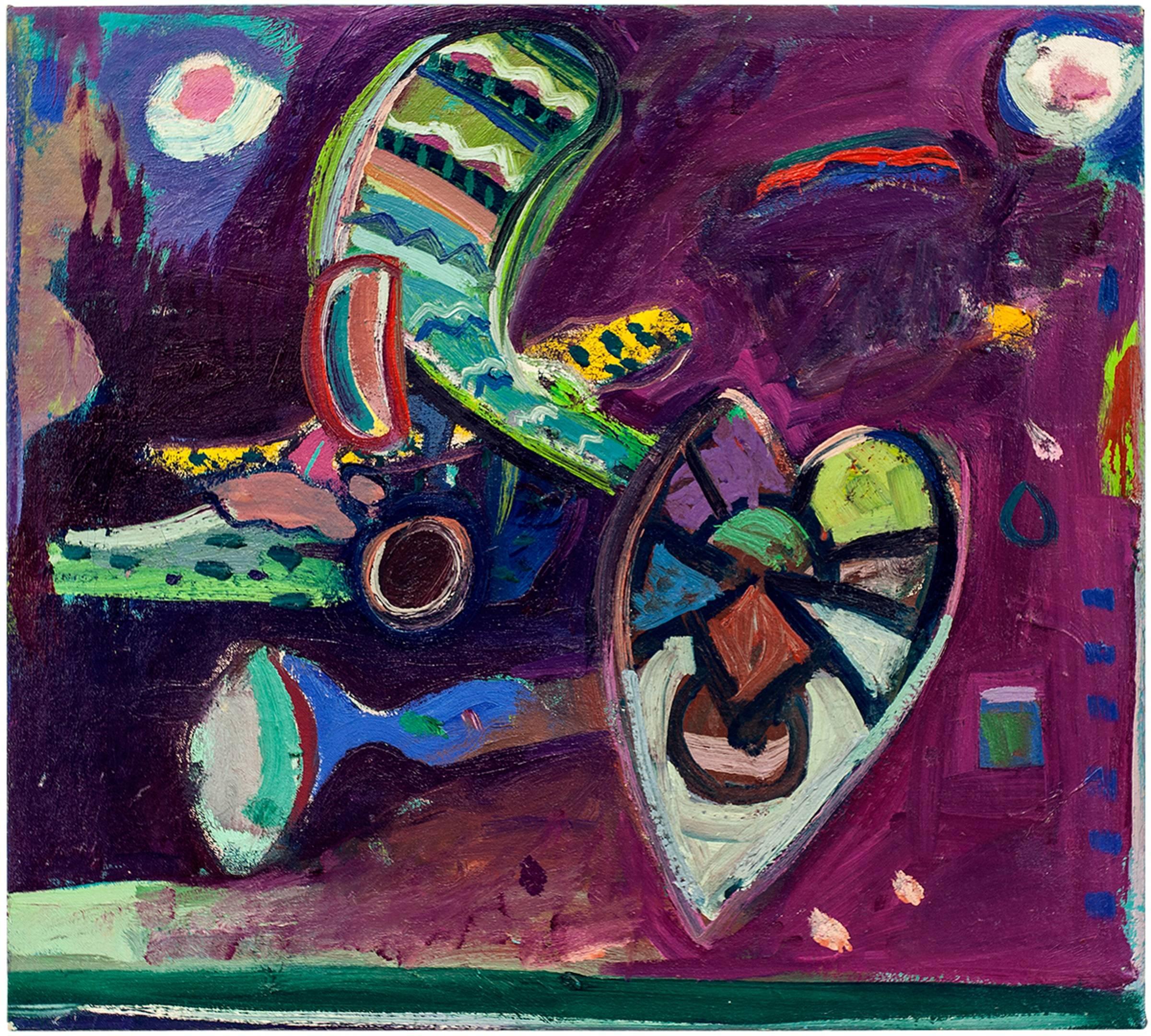 Jay Milder (geb. 1934) ist ein amerikanischer Künstler und ein figurativer expressionistischer Maler der zweiten Generation der New York School. Alttestamentarische Themen wie die Jakobsleiter und die Arche Noah sowie der jüdische mystische Glaube