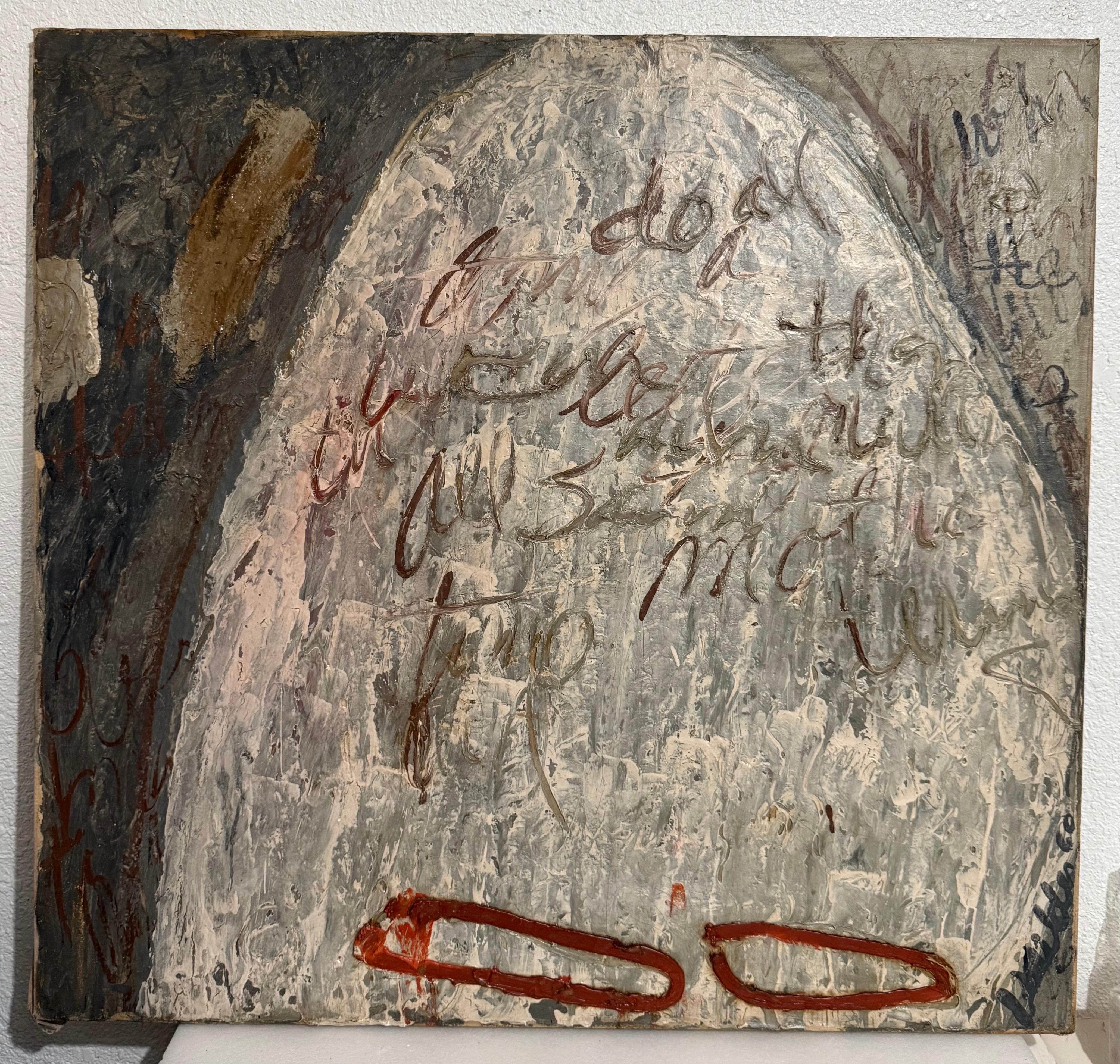 Unbenannte Komposition Abstraktes Expressionistisches Ölgemälde Jay Milder im Angebot 1
