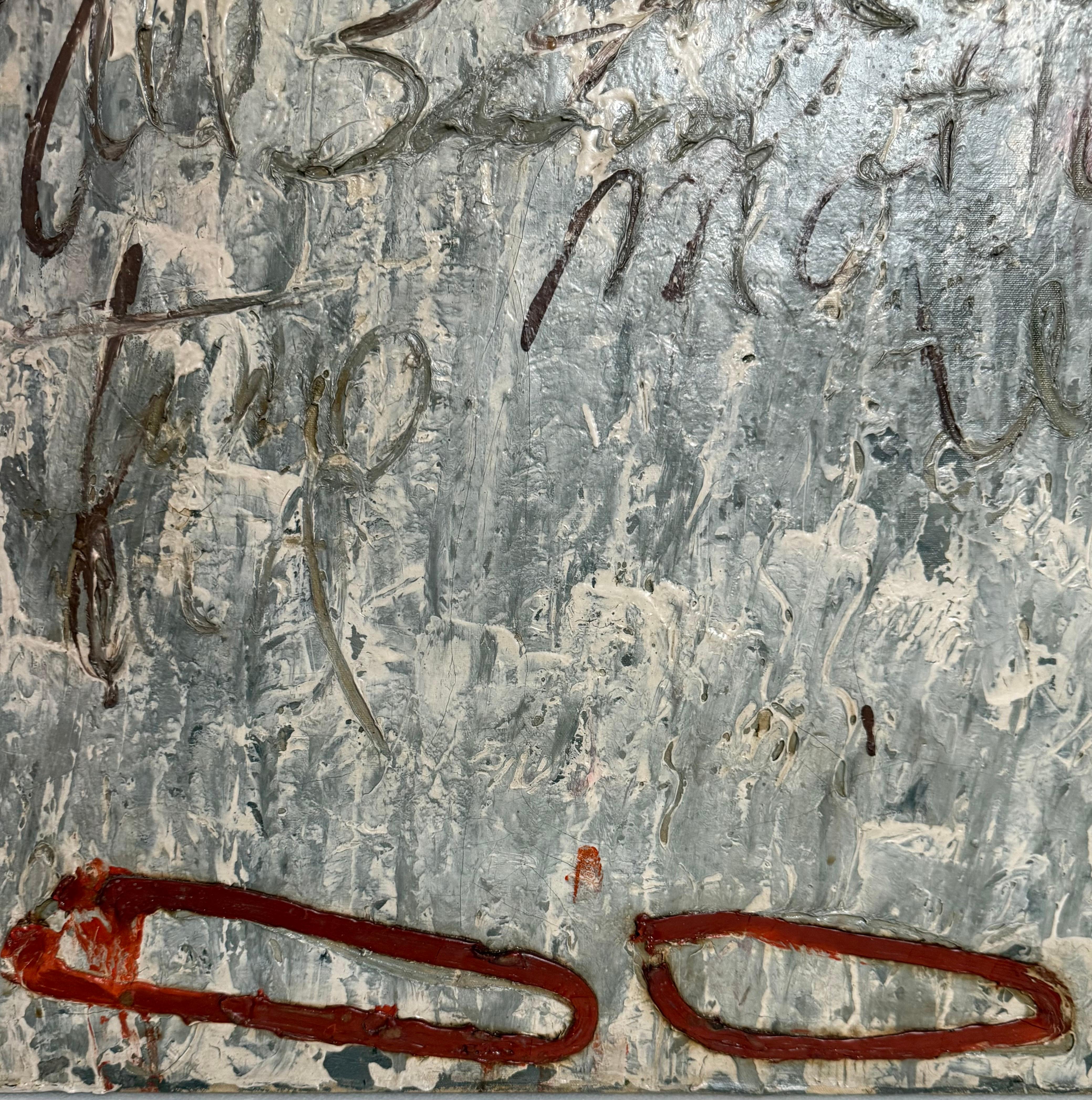 Unbenannte Komposition Abstraktes Expressionistisches Ölgemälde Jay Milder im Angebot 3