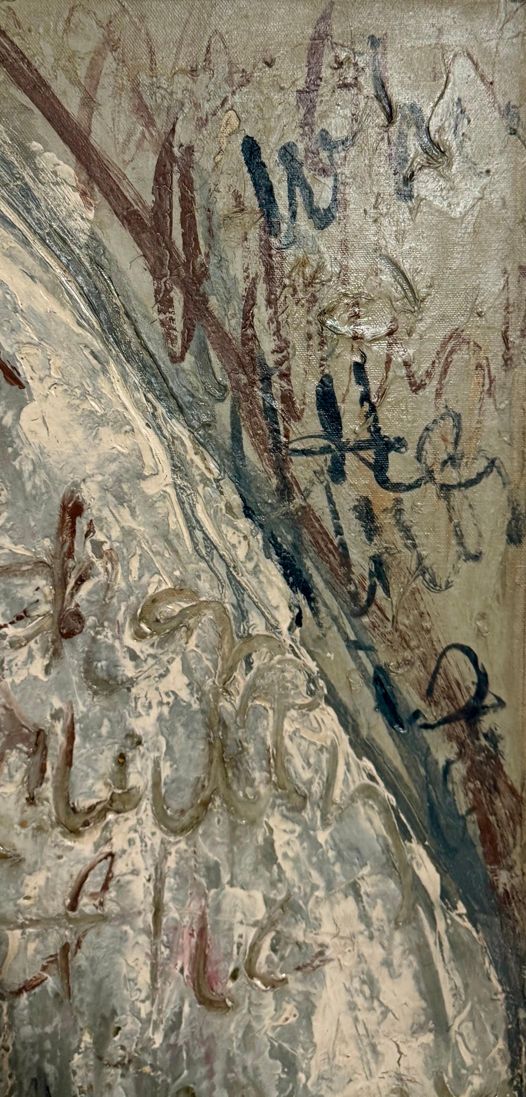 Unbenannte Komposition Abstraktes Expressionistisches Ölgemälde Jay Milder im Angebot 4