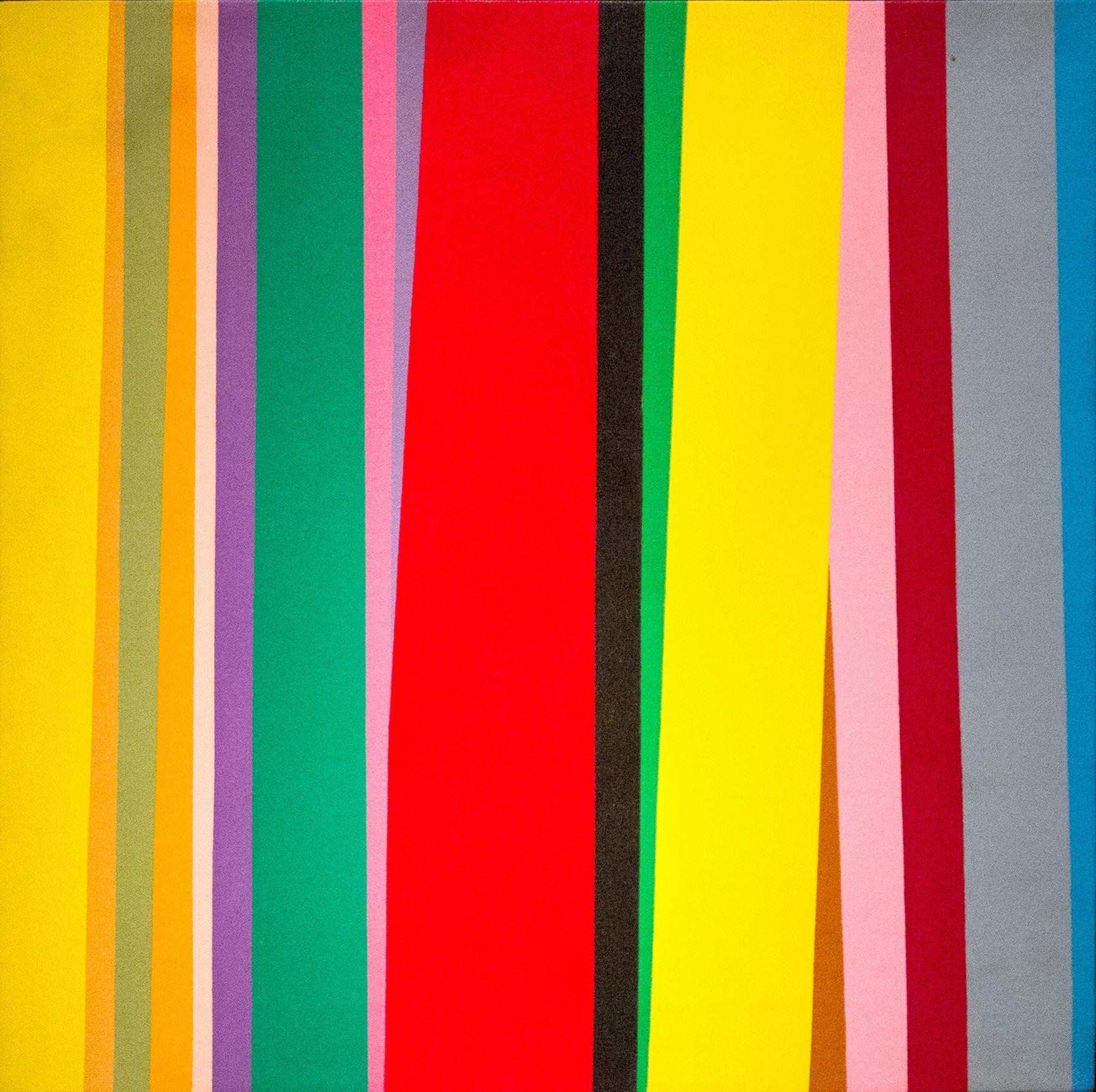 #4, Color Stripe Composition - Painting by Jay Rosenblum