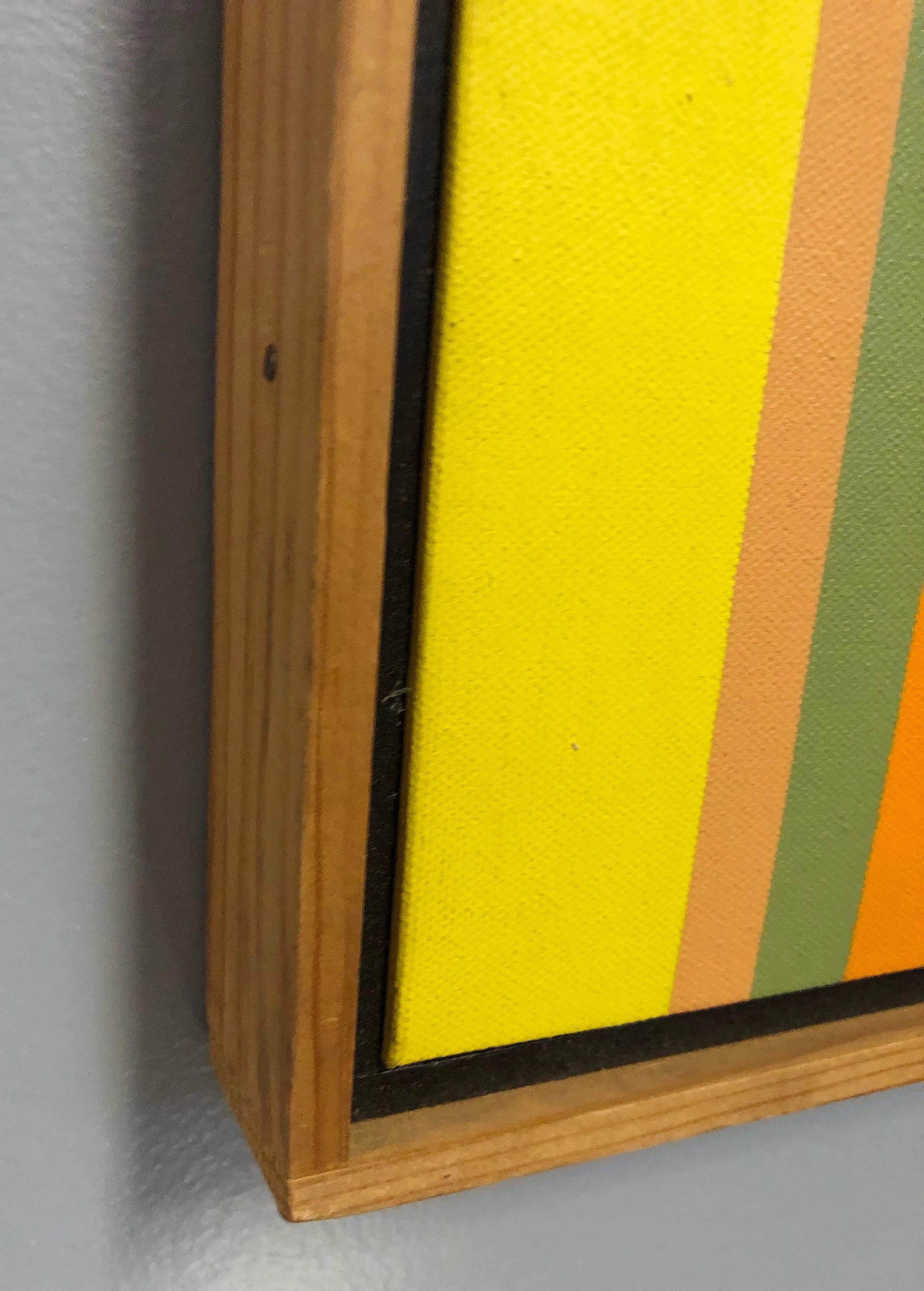 #4, Color Stripe Composition - Abstract Painting by Jay Rosenblum