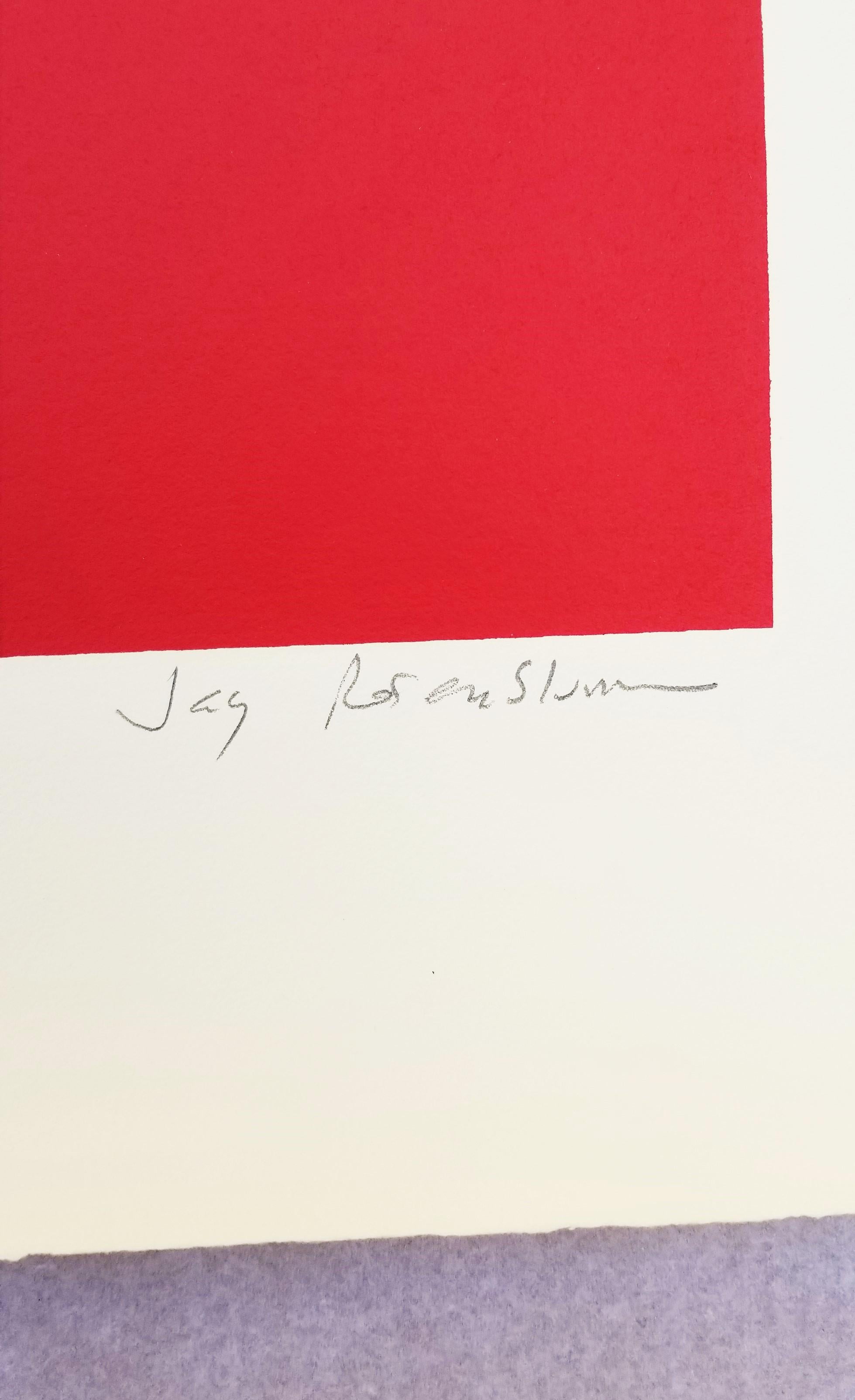 Grove #1 /// Abstrakte geometrische farbenfrohe Jay Rosenbulm New Yorker Siebdruckkunst, Jay Rosenbulm im Angebot 5