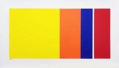 Grove #1 /// Astratto geometrico colorato Jay Rosenbulm New York Serigrafia d'arte