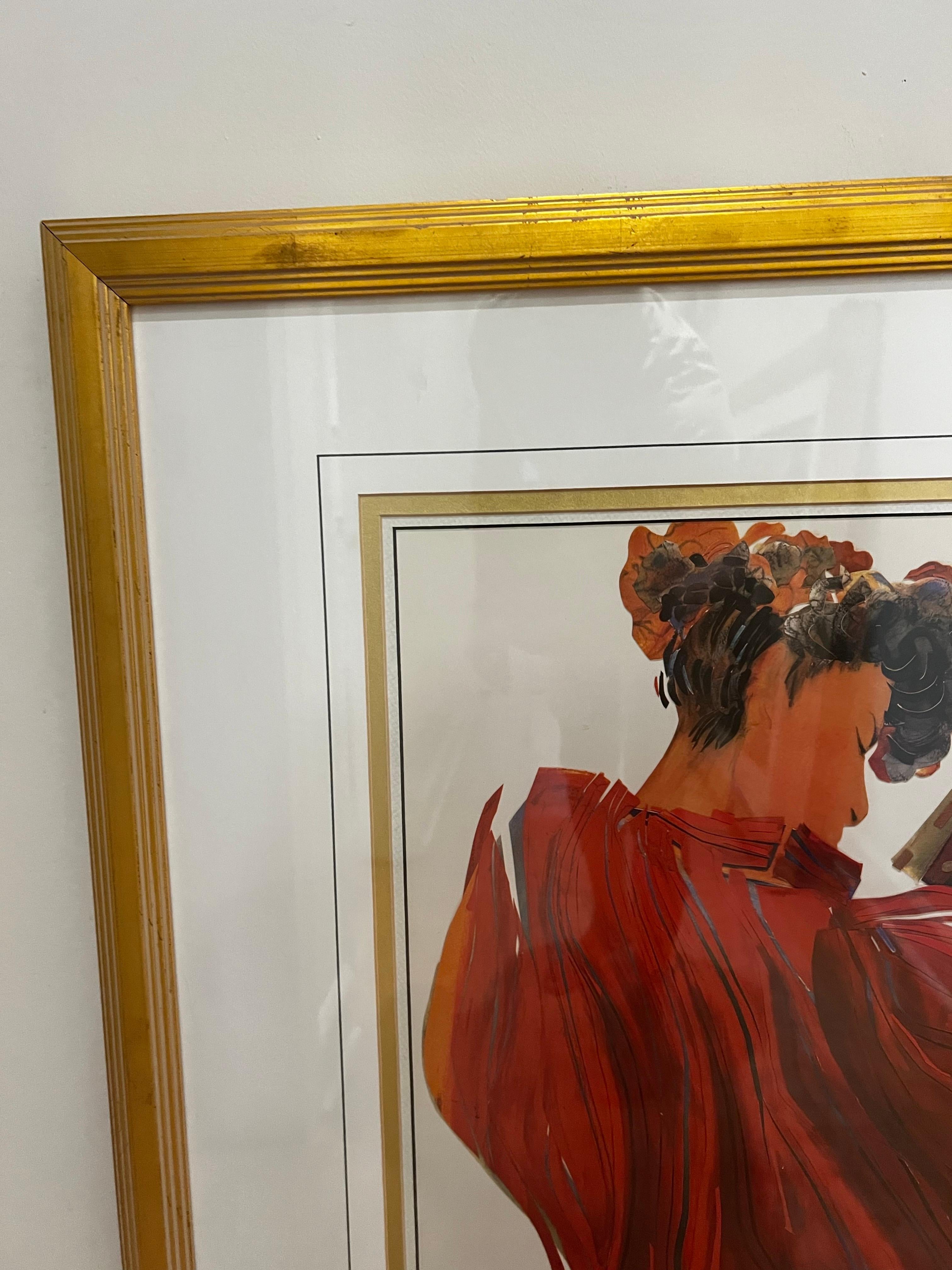 Jay Sclossberg-Cohen Fine Art - Jeff, le frère de l'artiste, au piano Bon état - En vente à Los Angeles, CA
