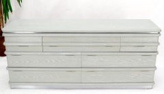 Jay Spectre Cerused Oak 8 Drawers Dresser Completely Restored