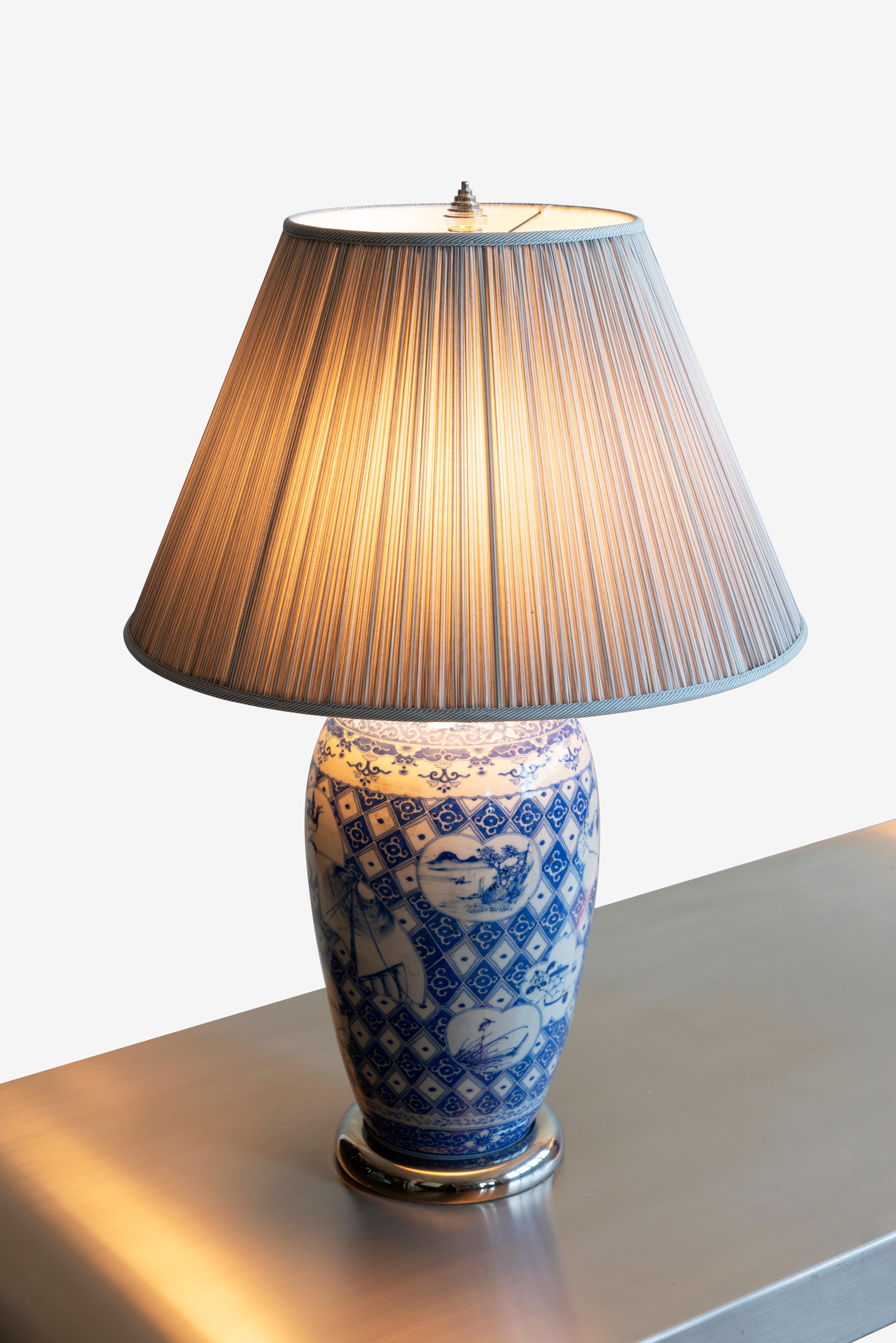 Jay Spectre Custom Console and Pair of Lamps For Sale 4